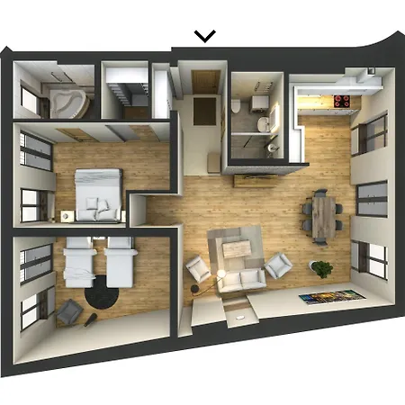 Hotel apartamentowy Lux - Ernesta, Free Parking Ryga