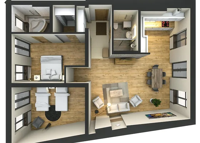 Aparthotel Lux - Ernesta, Free Parking Riga